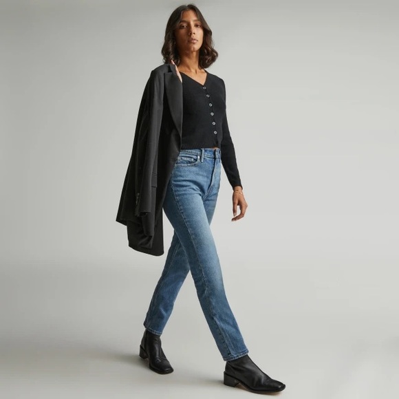 Everlane Cheeky Jean med wash - Picture 2 of 10
